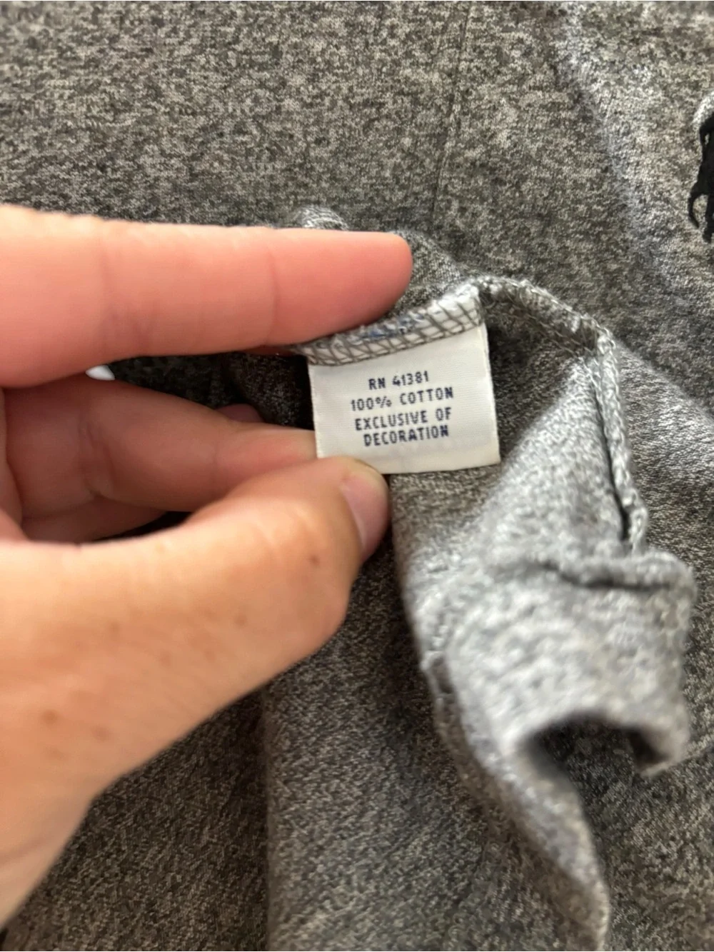 Polo by Ralph Lauren Men's Heather Gray Pocket T‑Shirt Size Large